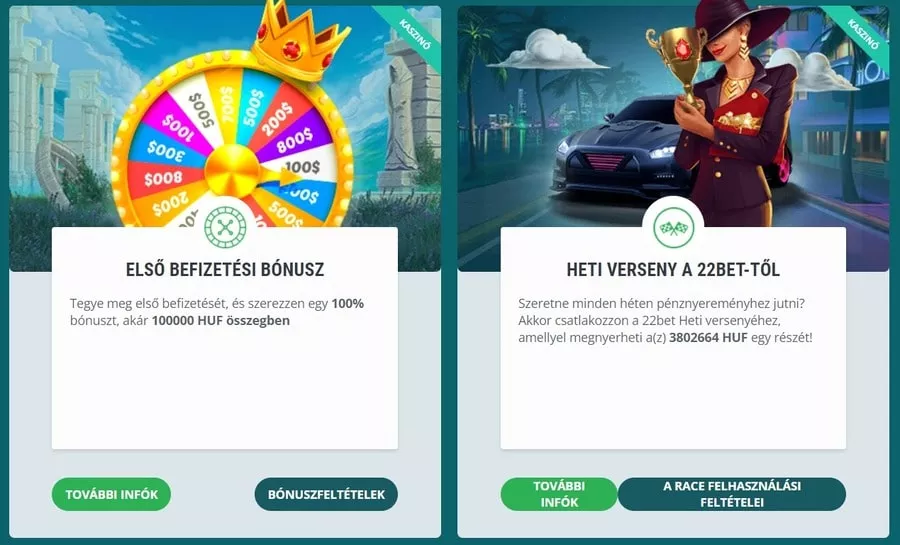 22bet alkalmazás TOC 5