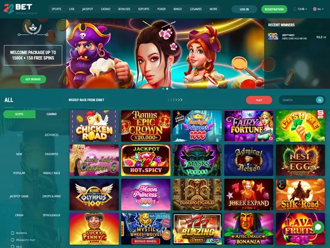 22bet aplikacija TOC 8